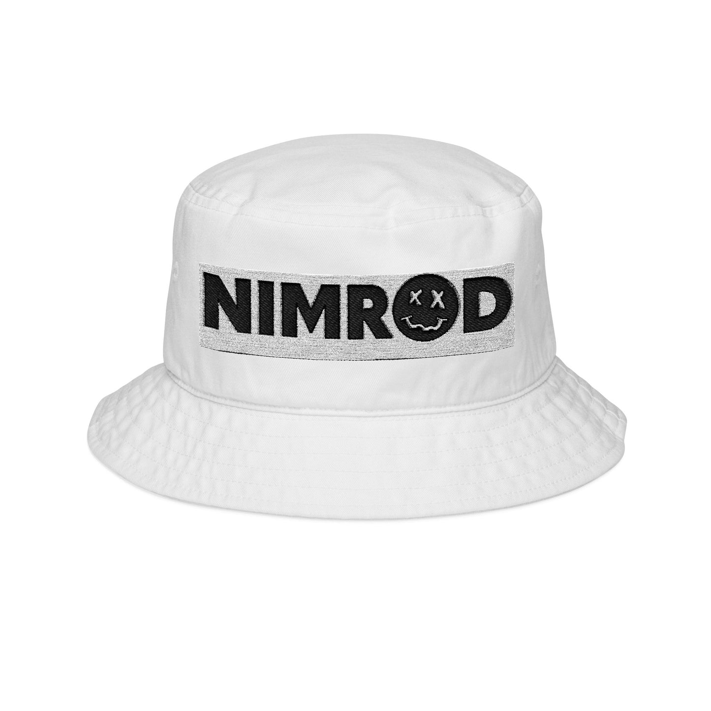 Nimrod Embroidered Bucket Hat - White