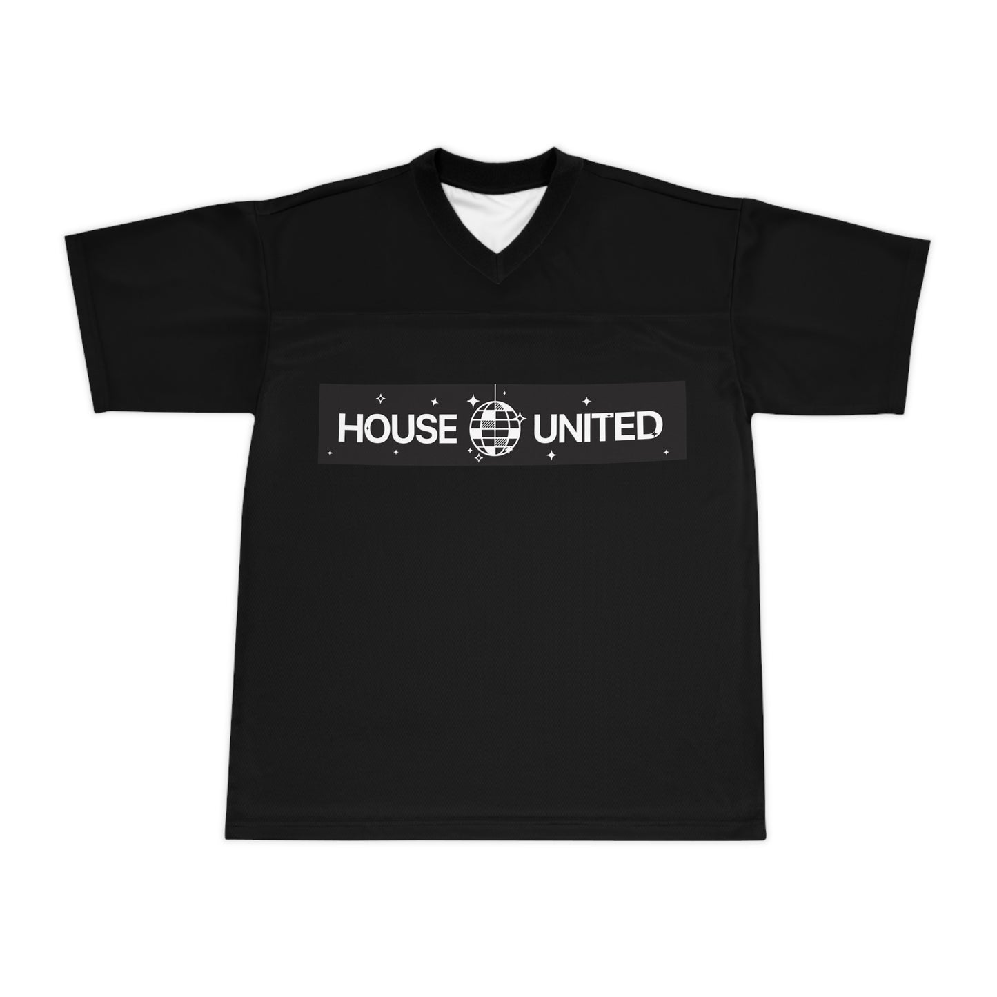 House United Unisex Football Jersey - Black