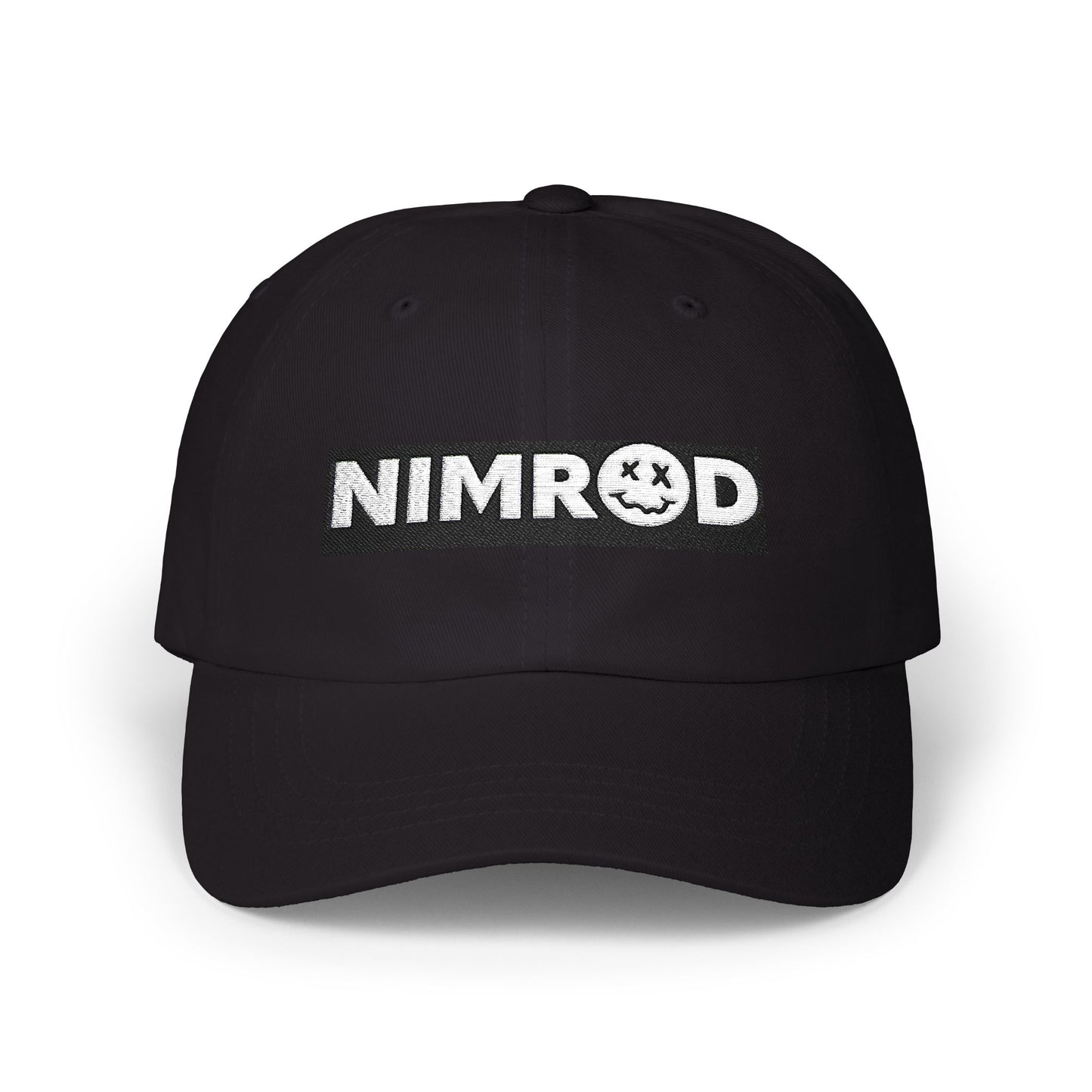 Nimrod Embroidered Baseball Cap - Black