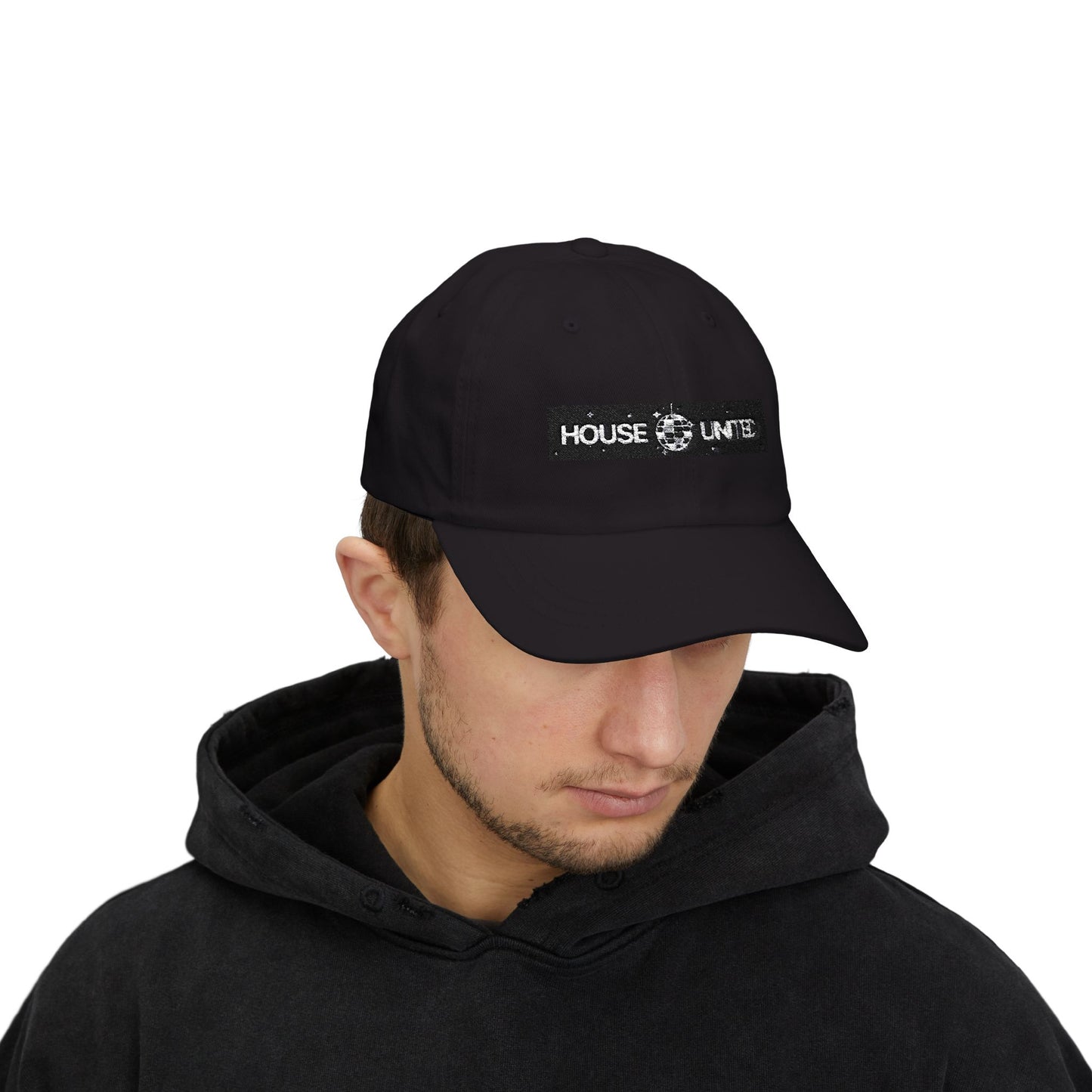House United Embroidered Baseball Cap - Black