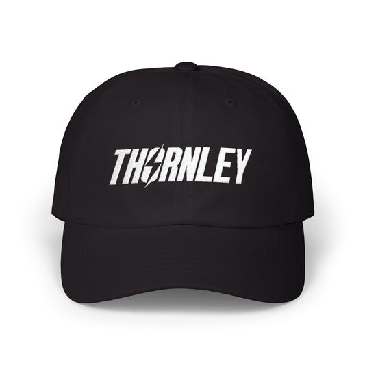 Classic Thornley Embroidered Baseball Cap - Black