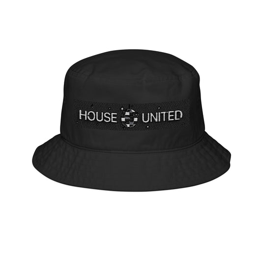 House United Embroidered Bucket Hat - Black