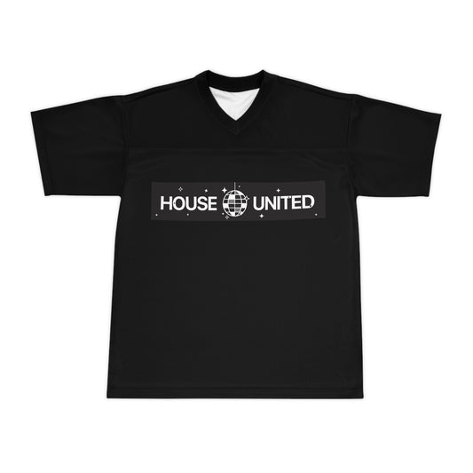 House United Unisex Football Jersey - Black